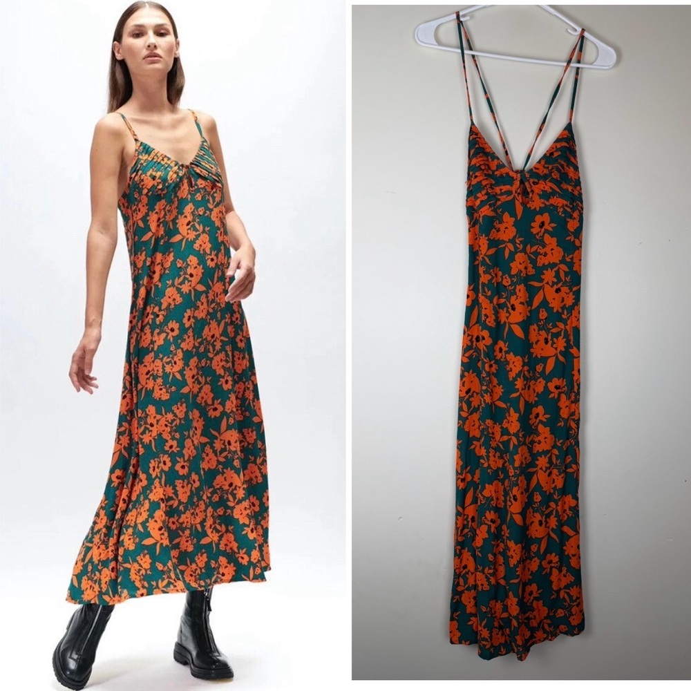 RUE STIIC Bianca Slip Dress in Floral Real XS